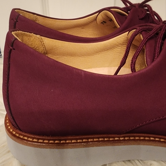 Samuel HUBBARD Free Plum casual walking shoes in nubuck leather. - Picture 4 of 8